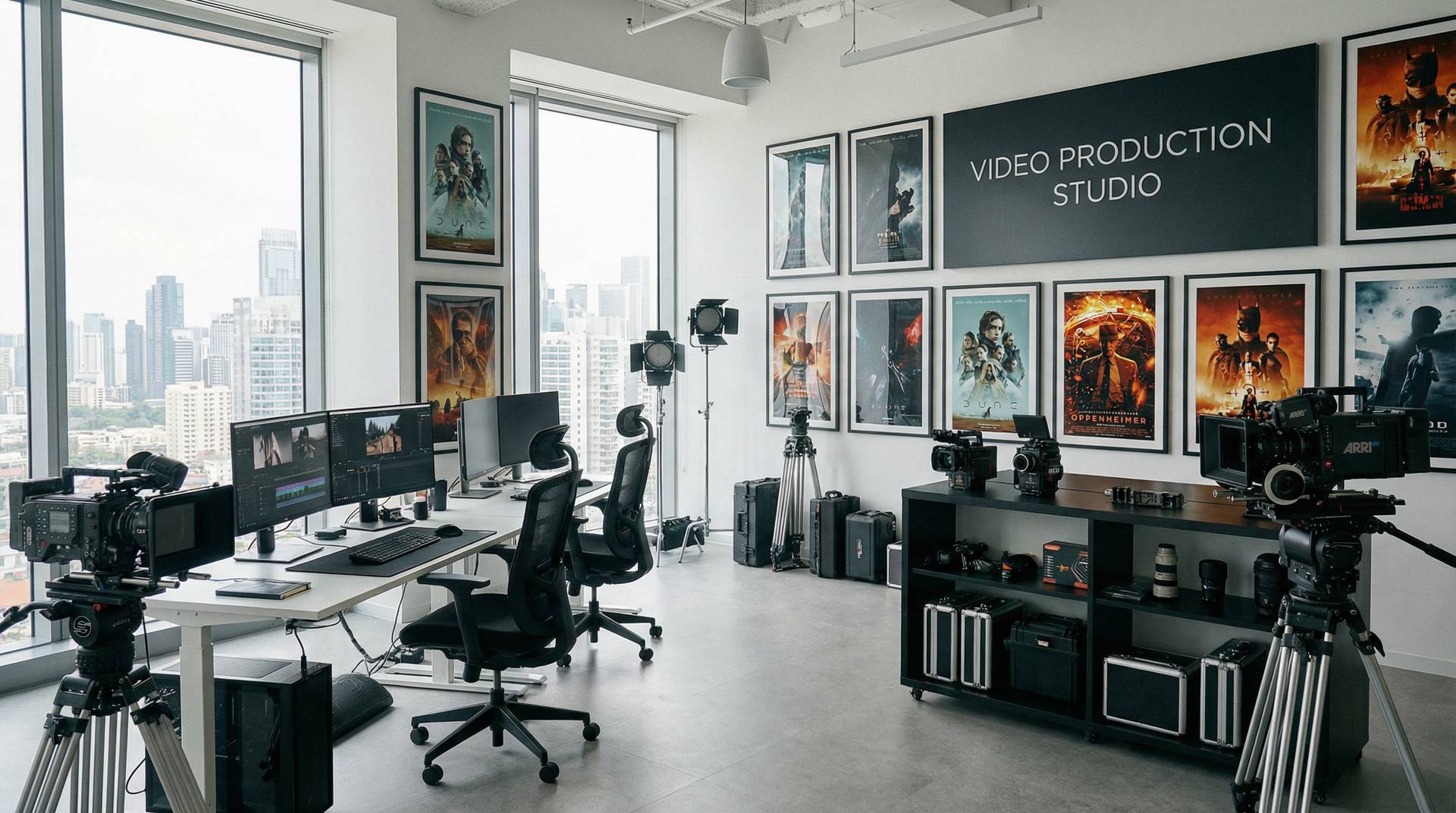 天美传奇mv星空公司办公室实景